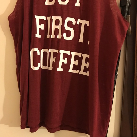 Maroon Muscle Tee - Picture 3 of 7